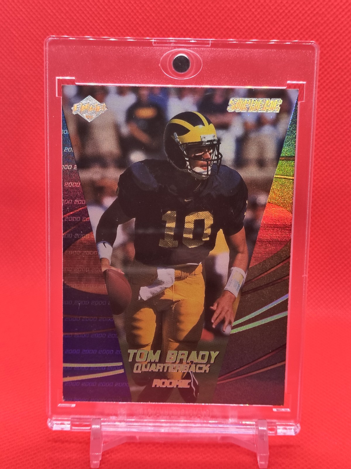 2000 Collector's Edge Supreme - Tom Brady #176 /2000 (RC)