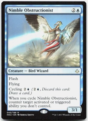 Nimble Obstructionist NM R Hour of Devastation 40