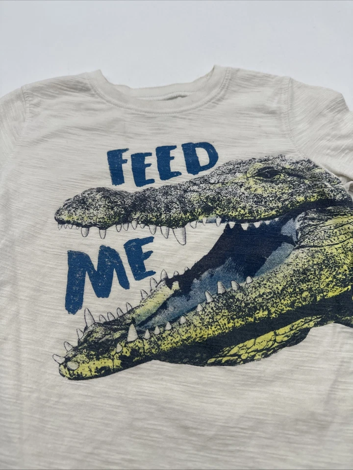 Camiseta Jumping Beans Juvenil Niño 7X Estampado Gráfico Blanco..#27211 Foto 2 de 4