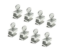 8 Pack Adjustable Sliding Window Locks   Aluminum Alloy No-Drill Safety Wi