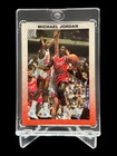 1990 MICHAEL JORDAN RED BORDER CHICAGO BULLS RARE PROMO CARD #NNO SP🔥RARE🔥