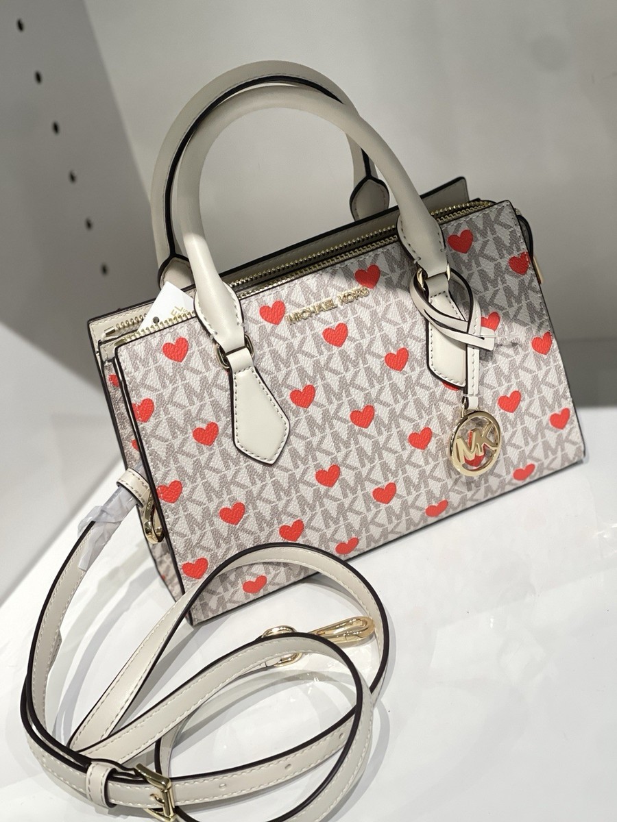 NWT michael kors sheila Small Embellished Signature Logo Satchel