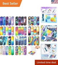 Sensory Stickers Variety Pack - 48 Pieces for Stress Relief in an Elegant Box