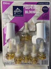 Glade, Limited Edition, SUPER BLOOM - 2 Warmers, 6 Refills