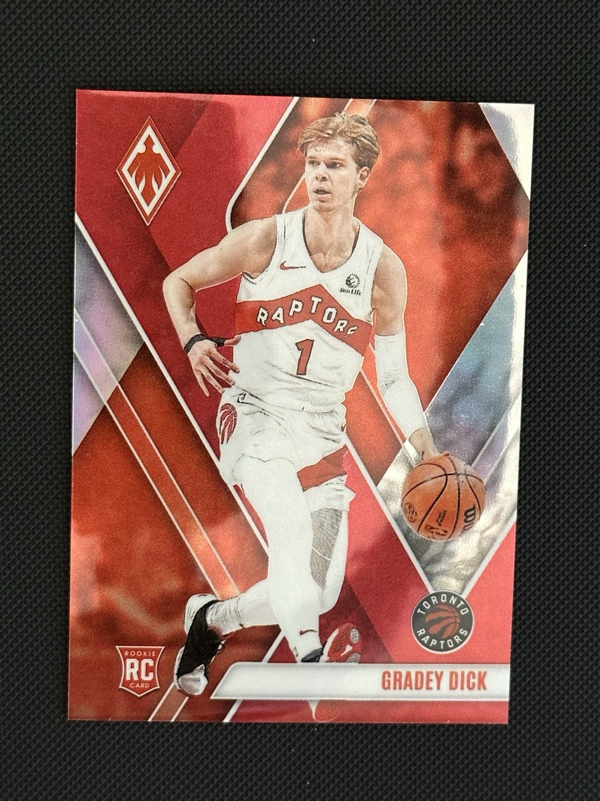 2023-24 Panini Phoenix Gradey Dick Red /199 #282 Raptors Rookie RC