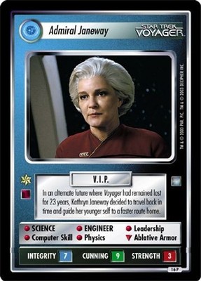 Admiral Janeway - All Good Things - Star Trek CCG 1E