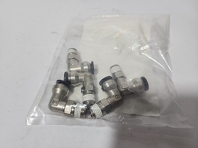 PARKER W169PLP-6-4 Swivel Elbow (Lot Of 5)