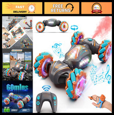 Remote Control Car for Kids, Gesture Stunt 4WD, 360 Rotation, Light Music, Gi