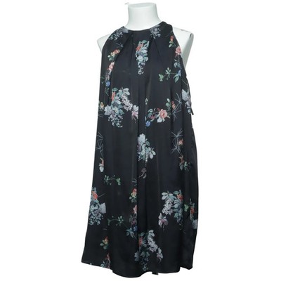Mango, Kleid, Größe: XL, Schwarz/Mehrfarbig, Blumen, Damen #YNW