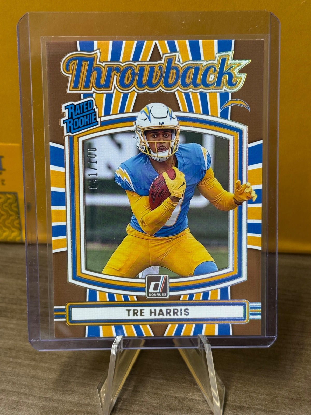 Tre Harris Rated Rookie 2025 Donruss Rated Rookies Throwback Studio Series /100