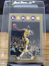 Topps 2008-09 Elgin Baylor #185 Los Angeles Lakers Gold Border 0114 /2008