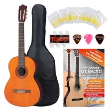 YAMAHA C40 CHITARRA CLASSICA SET PROFESSIONALE CON CUSTODIA BORSA NUOVA