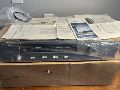 Vintage New in Box Sherwood Model S-3500 FM Mono Tuner 60 s Old Stock, Working