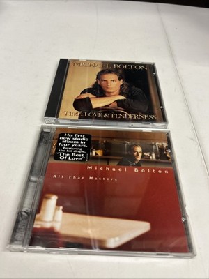 Michael Bolton lot Of 3 CDs Time Love & Tenderness/All That Matters 1997, 1991