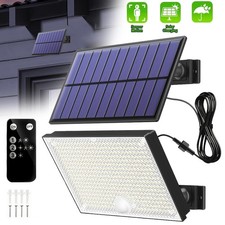 LED Solarleuchte mit Bewegungsmelder Solarlampen Solar Außen Lampe Gartenleuchte