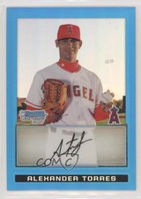 2009 Bowman Chrome Prospects Blue Refractor 51/150 Alex Torres Alexander 0l2