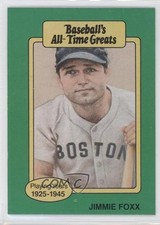 1987 Hygrade Baseball's All-Time Greats Jimmie Foxx (Hat Logo Not Visible) 1md