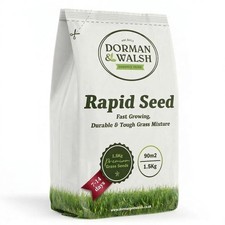 Rapid Seed 1.5 kg Quick Growing Grass Seed, Hard-Wearing and Durable Covering 8.62 per kilo