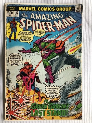 Amazing Spider-Man 122 (1973) Death of Green Goblin