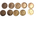 Lot of Ten (10) Roosevelt Silver Coins-Dimes -Circulated-Dates Prior to 1965