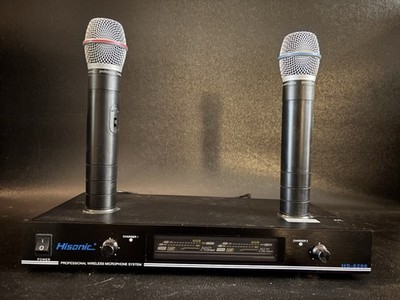 Hisonic HS-8286 2 Channel Bluetooth Professional VHF Wireless Microphone System