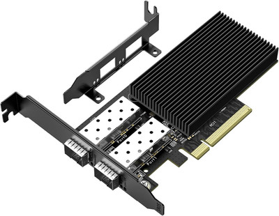 10Gb Pcie Network Card, Dual 10Gbps SFP+ Port, 10G NIC with Intel 82599(X520-DA2