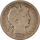 1896-S BARBER HALF DOLLAR - KEY-DATE, PLEASING CIRCULATED EXAMPLE!