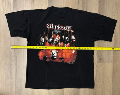 Slipknot ヴィンテージTシャツ Original VTG Slipknot T Shirt Metal 1999 Blue Grape NuMetal XL No