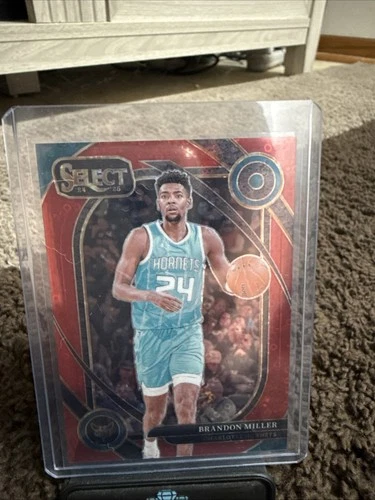2024-25 Panini Select BRANDON MILLER COURTSIDE Red Disco Prizm - /49