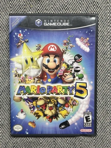 Mario Party 5 Nintendo GameCube 2003 CIB Complete Tested