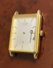 Vintage Citizen 4031-894804 Gold Tone Quartz Watch Untested