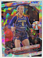 2025 Panini Prizm WNBA - Sophie Cunningham - Ice Prizm #63 - Indiana Fever