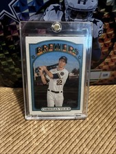 2021 Topps Heritage - SP Team Name Color Swap Variation Christian Yelich #251