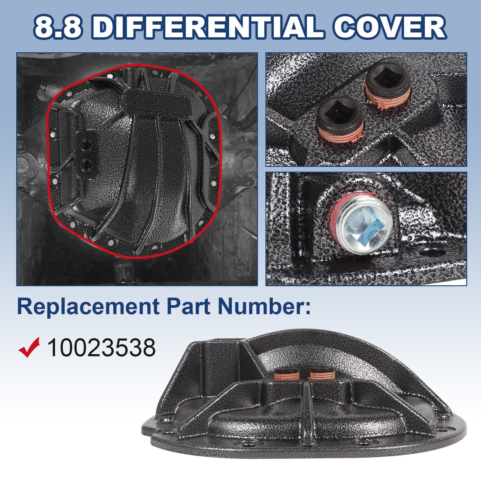 Bentley Continental 1985-2000 Rear Differential cover P/N 10023538