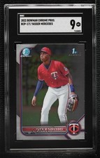2022 Bowman Chrome Prospects Yasser Mercedes #BCP-171 SGC 9 MINT 0s2h