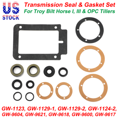 #ad Transmission Seal and Gasket Kit 14PCS For Troy Bilt Horse I III amp; OPC Tillers $14.39