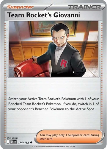 Team Rocket's Giovanni 174/182 Sv10: Destined Rivals