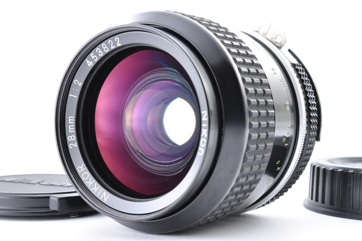 Nikon Ai Nikkor 28mm F/2 Wide Angle *Exc+5* From JAPAN #6203