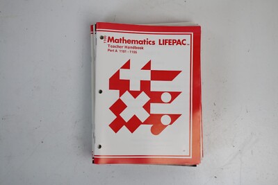 Mathematics Lifepac Alpha Omega workbooks lot 2