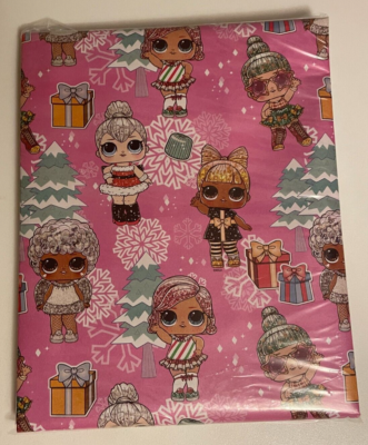 Surprise! Doll PINK Background Gift Wrapping Paper