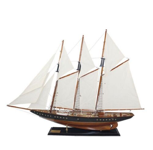 Segelschiff Atlantic, Rennschoner, Historischer 3-Mast-Schoner, Schiffs Modell - Afbeelding 1 van 1