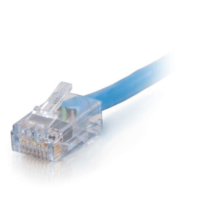 C2G Ungeschirmtes, nicht gebootetes Cat6-Ethernet-Netzwerkkabel - Blau - 5ft 