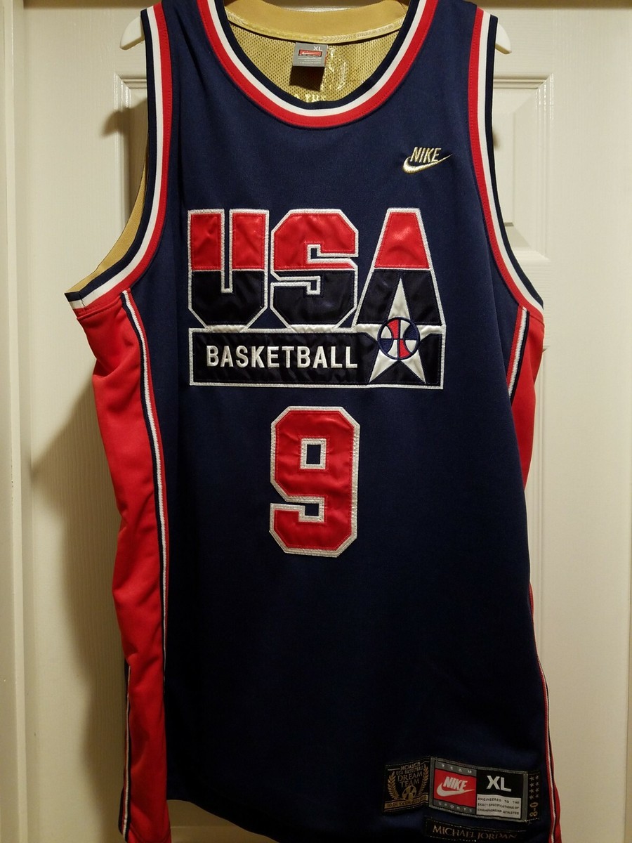 Michael Jordan 1992 Dream Team USA Olympic NIKE SEWN STITCHED