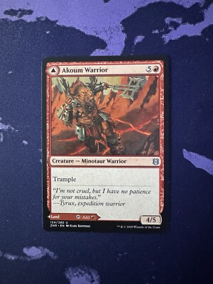MTG - Akoum Warrior - ZNR - 134/280