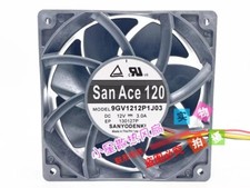SANYO 9GV1212P1J03 DC12V 3.0A 12CM 3-Wire Chassis DC Inverter Cooling Fan