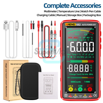 ANENG 683 682 681 Smart Digital Multimeter AC/DC Capacitance Meter Diode Tester