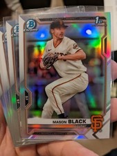 2021 Bowman Draft Chrome Base Refractor #BDC-129 Mason Black 1st