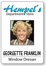 GEORGETTE FRANKLIN MARY TYLER MOORE SHOW NAME BADGE HALLOWEEN COSPLAY MAGNETIC