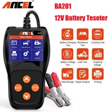 Ancle BA201 12V Car Battery Load Tester Digital Cranking Charging Test Analyzer