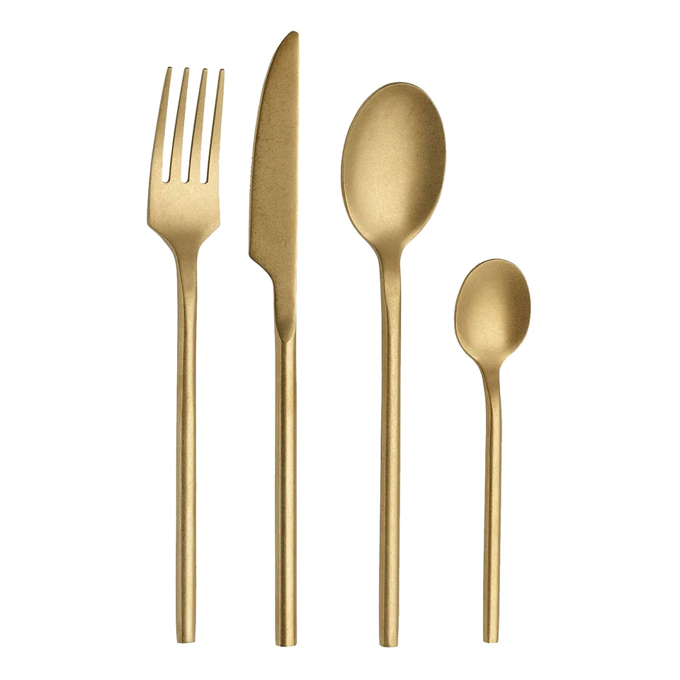 ECHTWERK Tafelbesteck Essbesteck Set Vintage Besteckset  16tlg Edelstahl B-WARE 